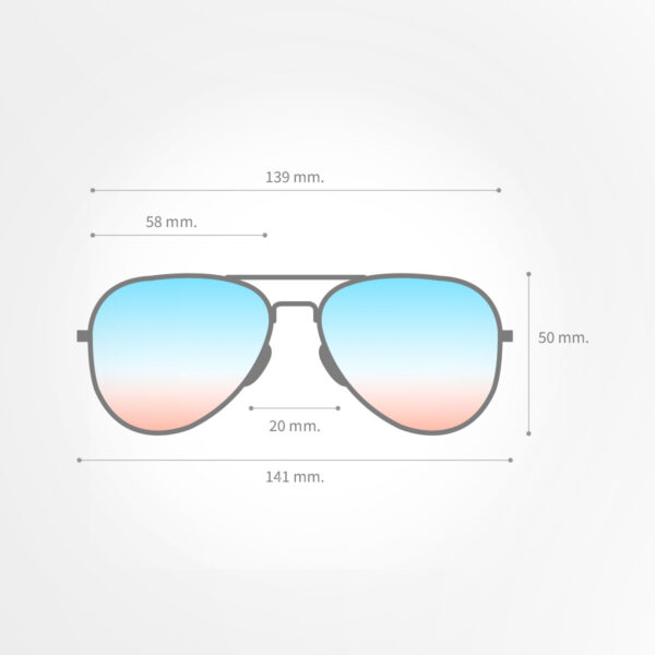 Franqoz - Modelo Aviator - Anteojos para Daltonismo